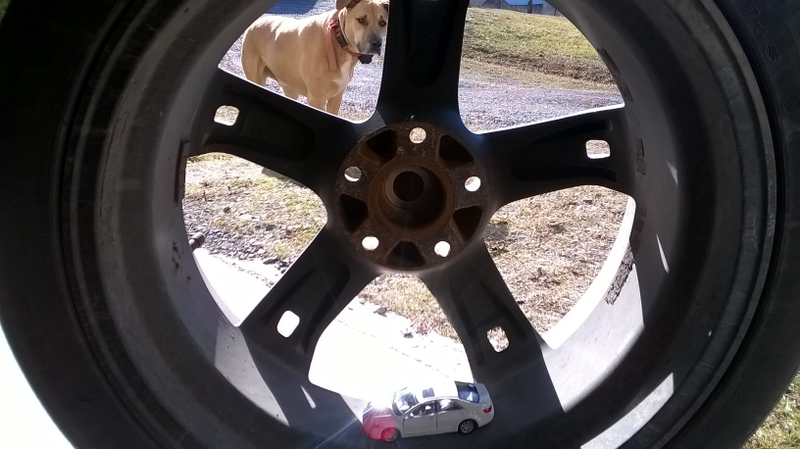 Illustration for article titled Changed my brake pads today